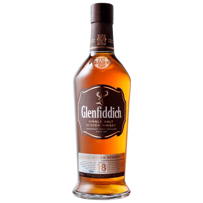 Glenfiddich Single Malt Scotch Whisky 18 Jahre 0,7l